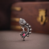 Oxidized Nath - Traditional Elegance with a Vintage Charm