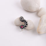 Oxidized Nath - Traditional Elegance with a Vintage Charm