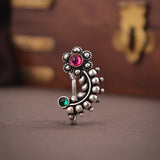 Oxidized Nath - Traditional Elegance with a Vintage Charm