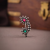 Oxidized Nath - Traditional Elegance with a Vintage Charm