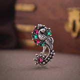 Oxidized Nath - Traditional Elegance with a Vintage Charm