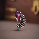 Oxidized Nath - Traditional Elegance with a Vintage Charm