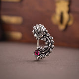 Oxidized Nath - Traditional Elegance with a Vintage Charm