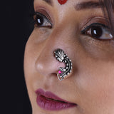 Oxidized Nath - Traditional Elegance with a Vintage Charm