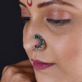 Oxidized Nath - Traditional Elegance with a Vintage Charm