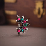 Oxidized Nath - Traditional Elegance with a Vintage Charm