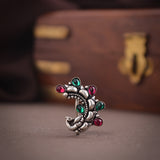 Oxidized Nath - Traditional Elegance with a Vintage Charm