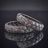 Oxidised Bangles - Embrace Timeless Elegance with Our Stunning Bangle Collection