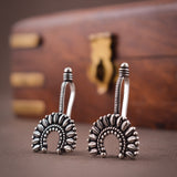 Timeless Elegance: Shop Oxidised Bugdi Earrings