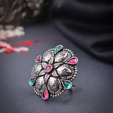 Oxidised Ring: A Touch of Vintage Elegance