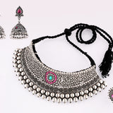 Embrace Timeless Elegance with Our Stunning Oxidised Chokar Collection