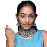 Embrace Timeless Elegance with Our Stunning Oxidised Chokar Collection