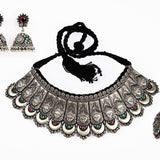 Embrace Timeless Elegance with Our Stunning Oxidised Chokar Collection