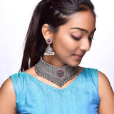 Embrace Timeless Elegance with Our Stunning Oxidised Chokar Collection