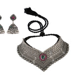 Embrace Timeless Elegance with Our Stunning Oxidised Chokar Collection