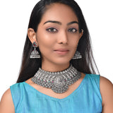 Embrace Timeless Elegance with Our Stunning Oxidised Chokar Collection