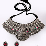 Embrace Timeless Elegance with Our Stunning Oxidised Chokar Collection