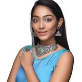 Embrace Timeless Elegance with Our Stunning Oxidised Chokar Collection