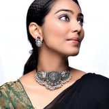 Embrace Timeless Elegance with Our Stunning Oxidised Chokar Collection