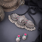 Embrace Timeless Elegance with Our Stunning Oxidised Chokar Collection