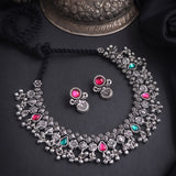 Oxidised Kolhapuri Saaj Necklace
