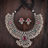 Oxidised Kolhapuri Saaj Necklace