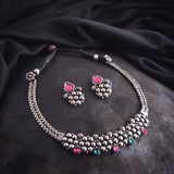 Oxidised Delicate Necklace