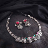 Oxidised Delicate Necklace