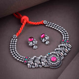 Oxidised Boll Chain Necklace