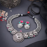Oxidised Durga Maa Boll Chian Necklace