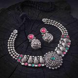 Oxidised Boll Chain Necklace