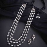 Kolhapuri 3 Layer Bormala Long Necklace