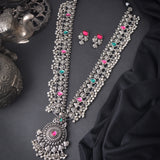 Oxidized Kolhapuri Saaj Long Necklace