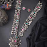 Oxidized Kolhapuri Saaj Long Necklace