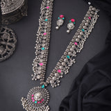 Oxidized Kolhapuri Saaj Long Necklace