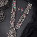 Oxidized Kolhapuri Saaj Long Necklace