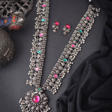 Oxidized Kolhapuri Saaj Long Necklace