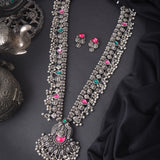 Oxidized Kolhapuri Saaj Long Necklace