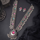 Oxidized Kolhapuri Saaj Long Necklace