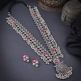 Oxidized Kolhapuri Saaj Long Necklace