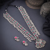 Oxidized Kolhapuri Saaj Long Necklace