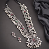 Kolhapuri Saaz Oxidised Necklace