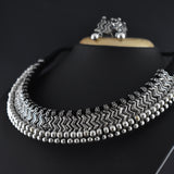 Oxidized Kolhapuri Wajratika Traditional Necklace
