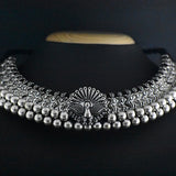 Oxidized Kolhapuri Wajratika Traditional Necklace