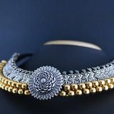 Oxidized Kolhapuri Wajratika Traditional Necklace