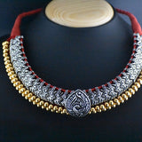 Oxidized Kolhapuri Wajratika Traditional Necklace