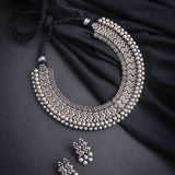 Oxidized Kolhapuri Wajratika Traditional Necklace