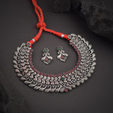 Oxidized Kolhapuri Wajratika Traditional Necklace