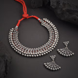 Oxidized Kolhapuri Wajratika Traditional Necklace