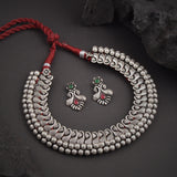 Oxidized Kolhapuri Wajratika Traditional Necklace